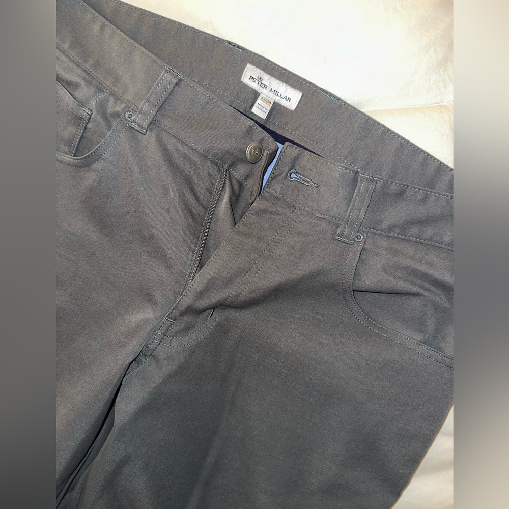 Peter Millar Performance Five-Pocket Pant In Iron - image 8